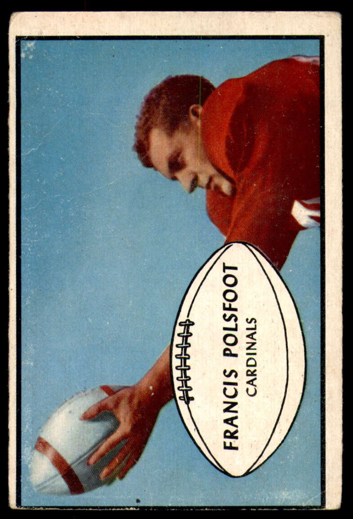 1953 Bowman #7 Fran Polsfoot G-VG 
