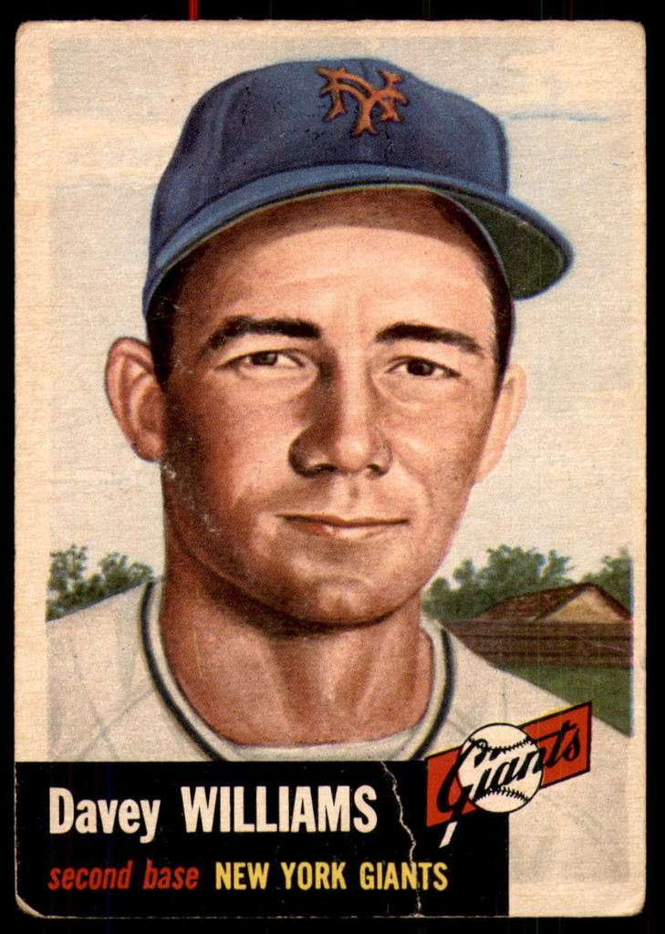 1953 Topps #120 Davey Williams G-VG 