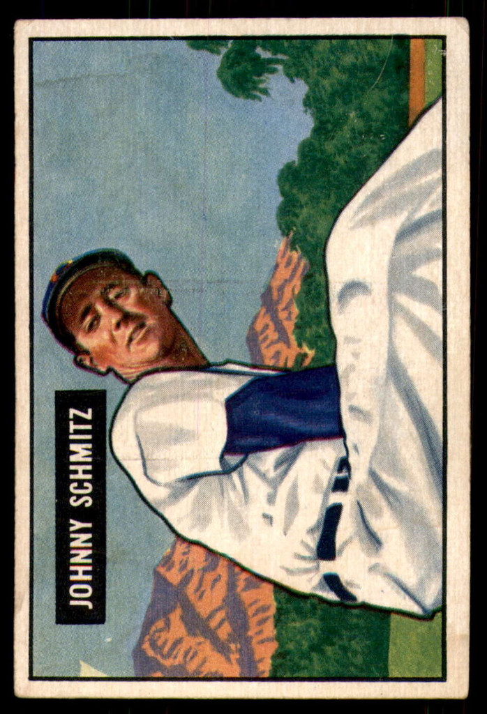 1951 Bowman #69 Johnny Schmitz Excellent  ID: 226779