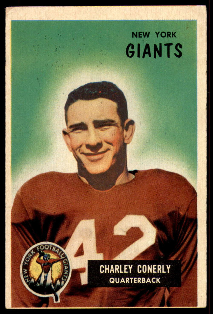 1955 Bowman #16 Charley Conerly Very Good  ID: 243718