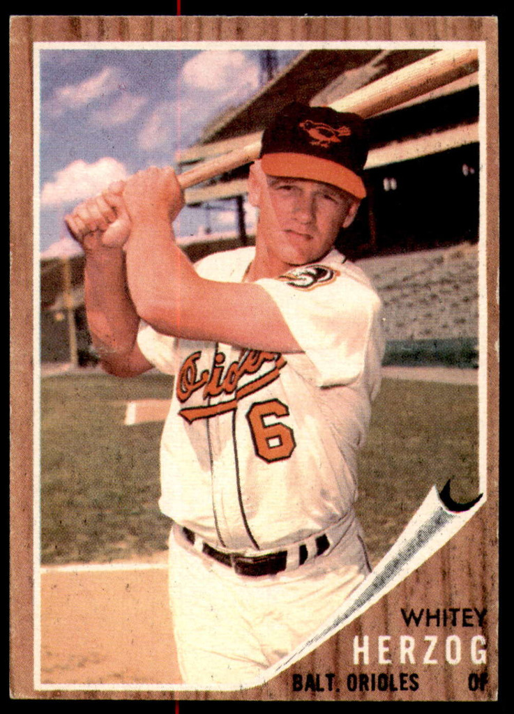 1962 Topps #513 Whitey Herzog Excellent+  ID: 250414