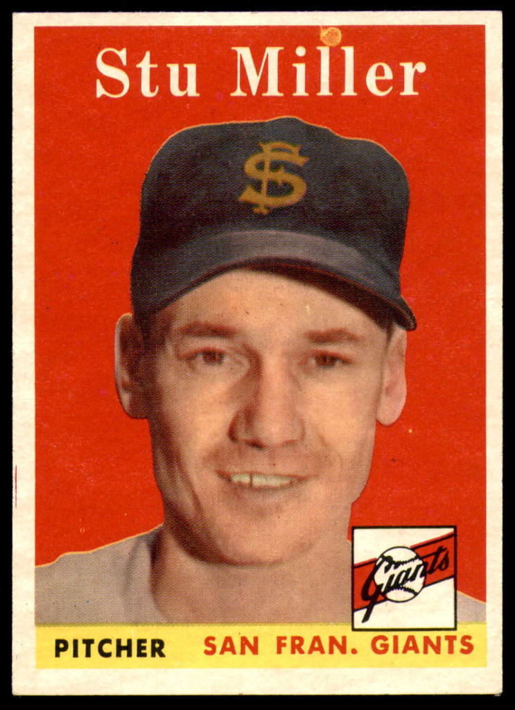1958 Topps #111 Stu Miller Ex-Mint  ID: 242357