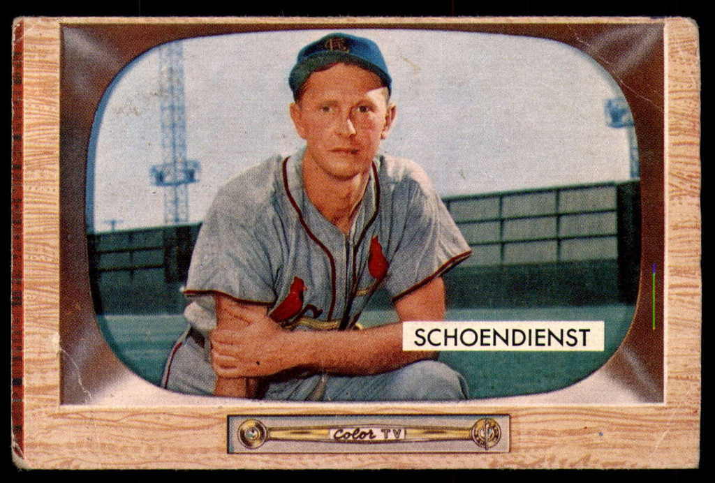 1955 Bowman #29 Red Schoendienst G-VG  ID: 214587