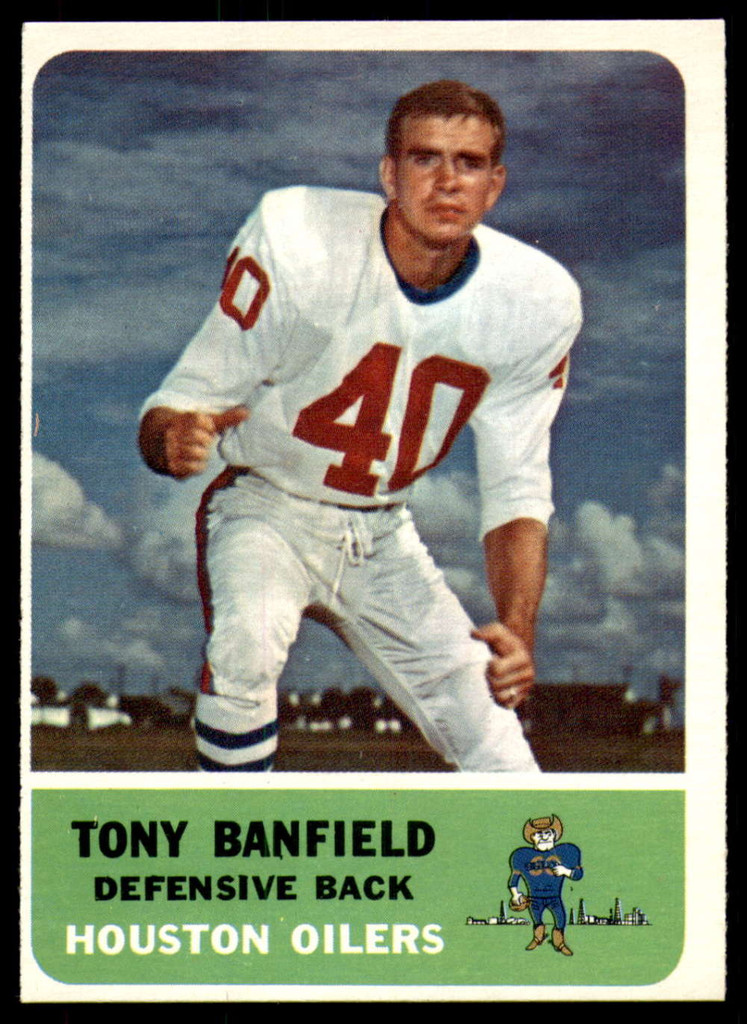 1962 Fleer #51 Tony Banfield Near Mint+  ID: 244038