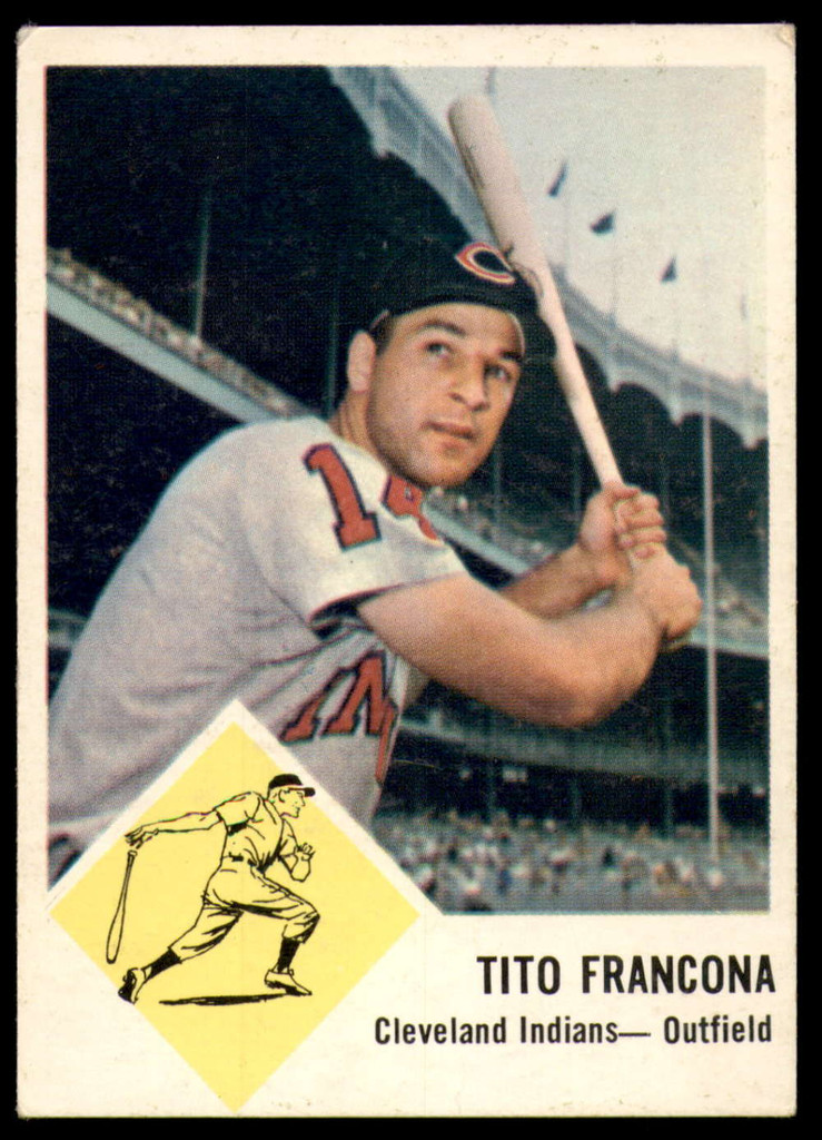 1963 Fleer #12 Tito Francona Excellent 