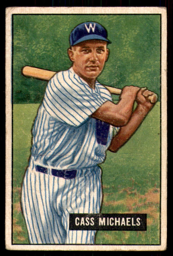 1951 Bowman #132 Cass Michaels Very Good  ID: 226868