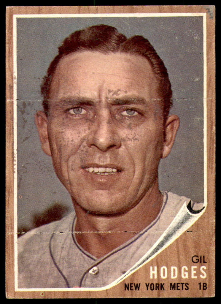 1962 Topps #85 Gil Hodges Very Good  ID: 211273