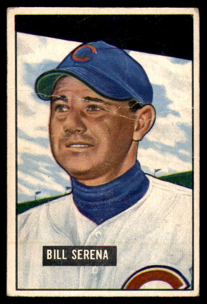 1951 Bowman #246 Bill Serena Very Good 