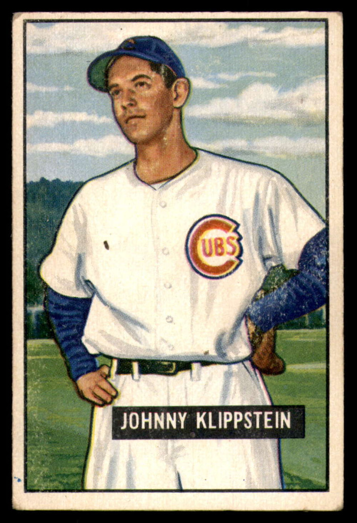 1951 Bowman #248 Johnny Klippstein Very Good RC Rookie  ID: 227169