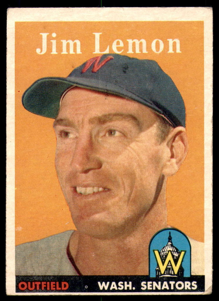 1958 Topps #15 Jim Lemon Excellent  ID: 238962
