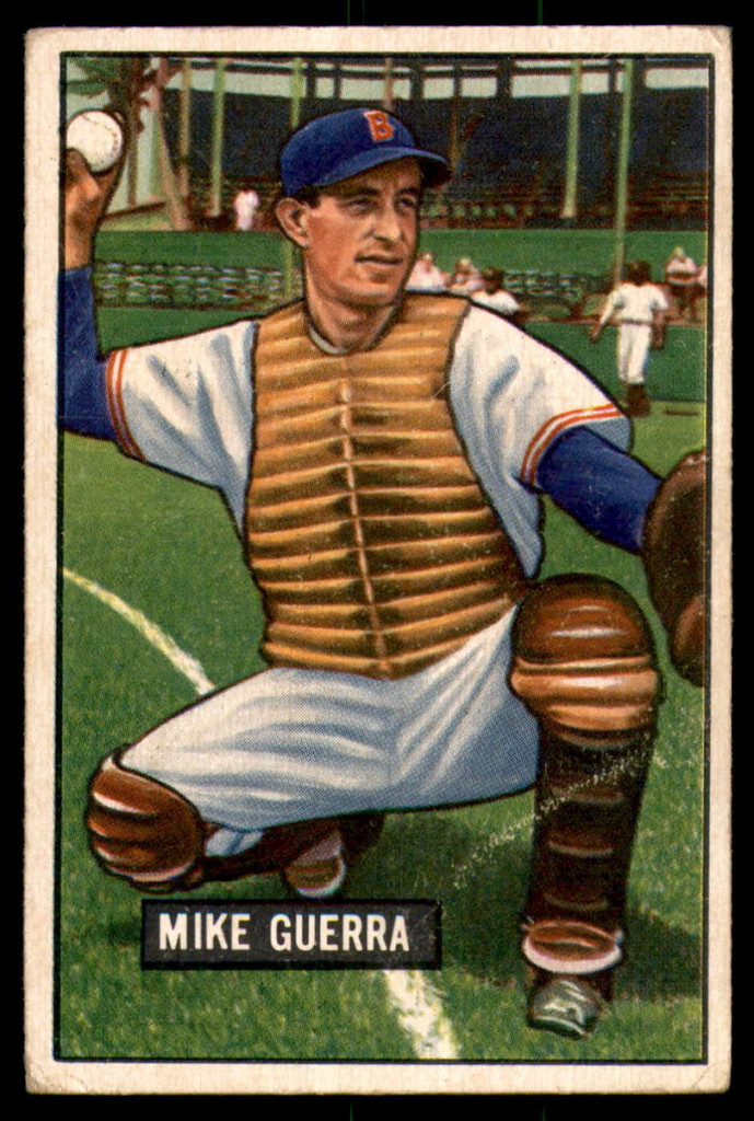 1951 Bowman #202 Mike Guerra Very Good  ID: 226951