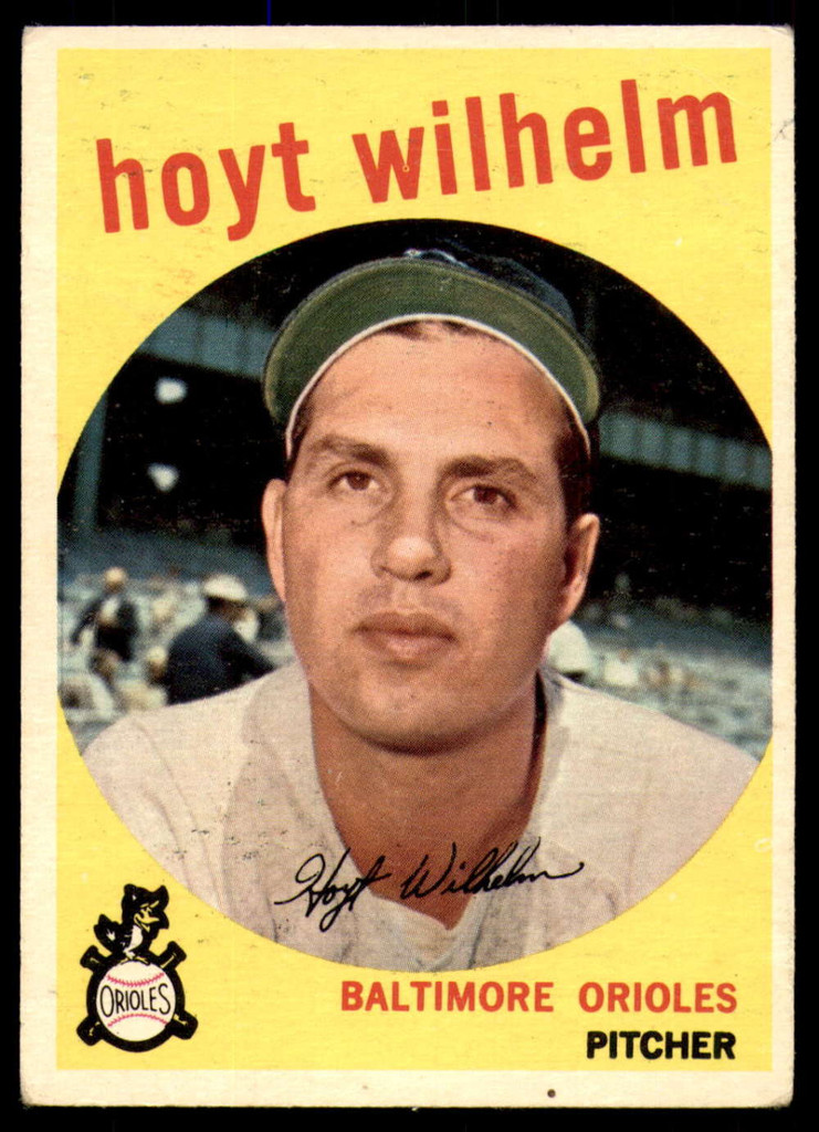 1959 Topps #349 Hoyt Wilhelm UER Very Good  ID: 214931