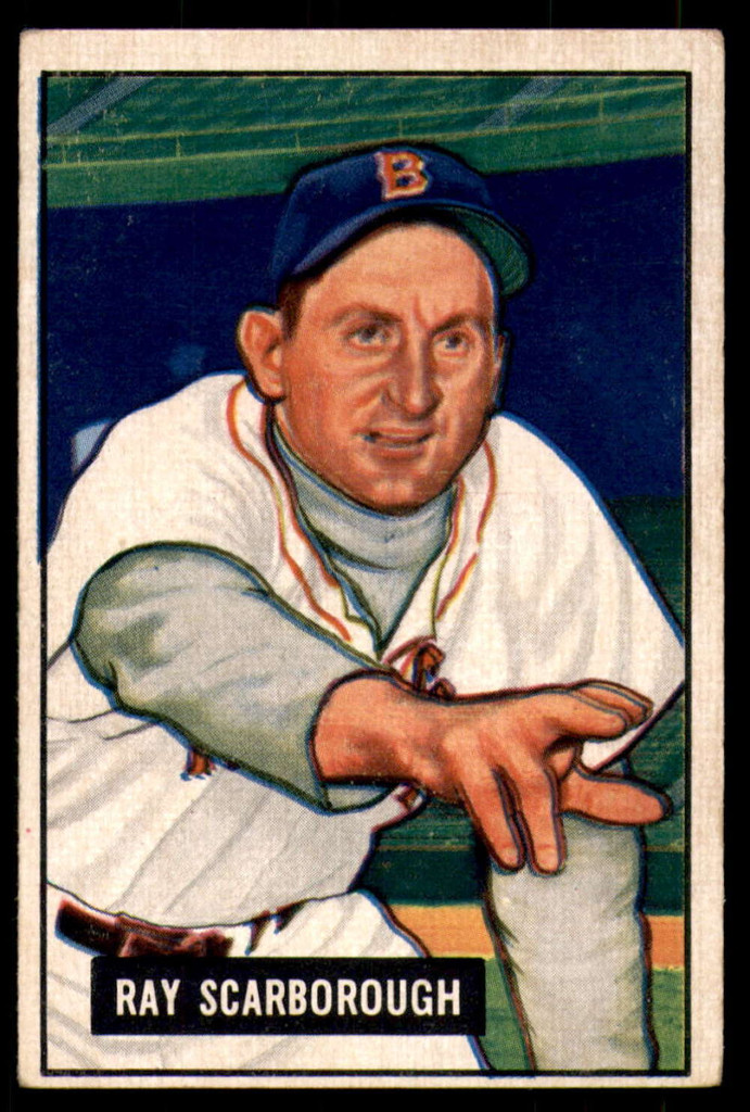 1951 Bowman #39 Ray Scarborough Very Good  ID: 226713