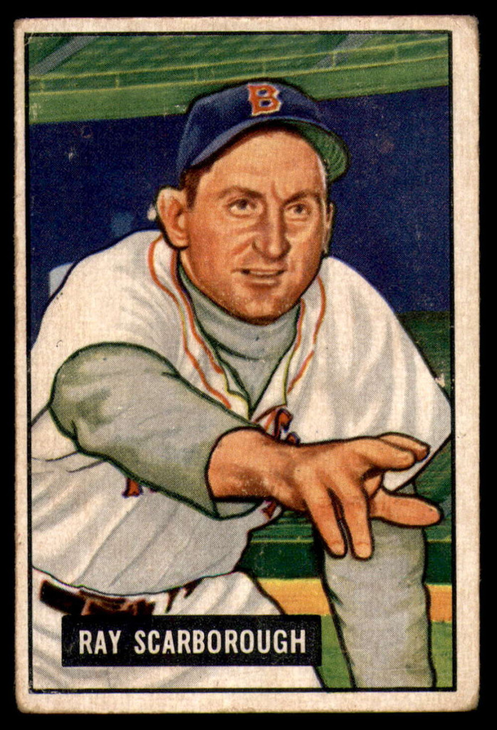 1951 Bowman #39 Ray Scarborough Very Good  ID: 209837