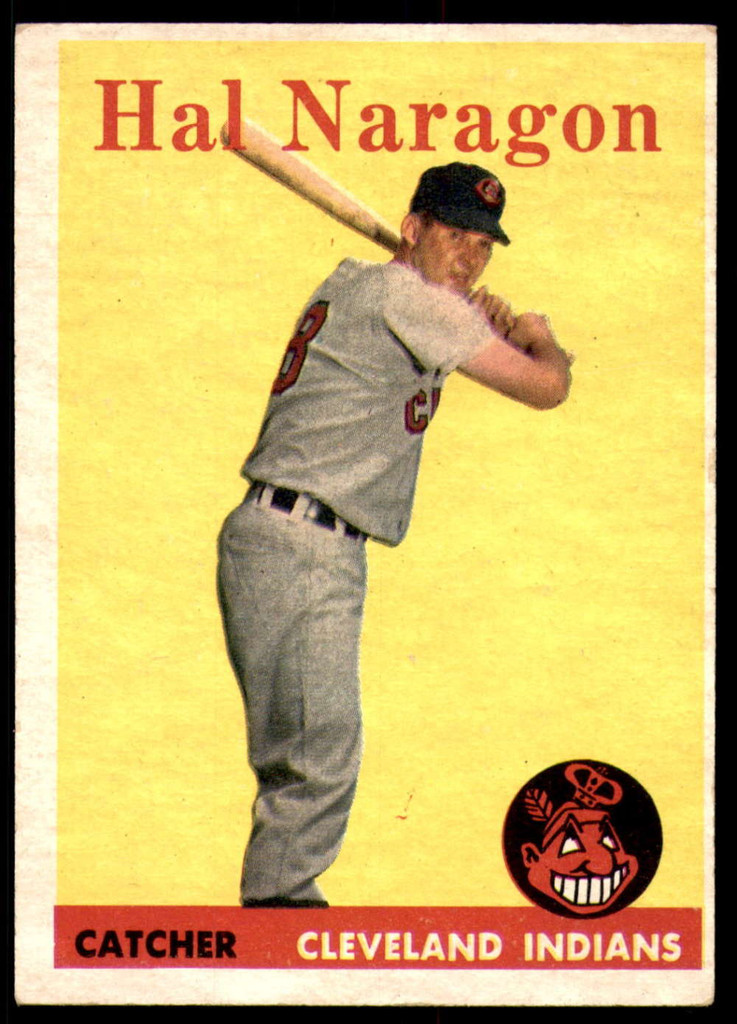 1958 Topps #22 Hal Naragon Excellent+  ID: 223227