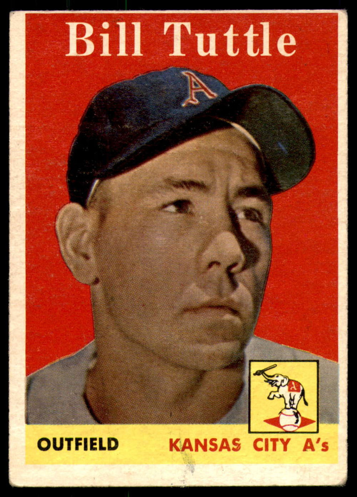 1958 Topps #23 Bill Tuttle Excellent  ID: 221216