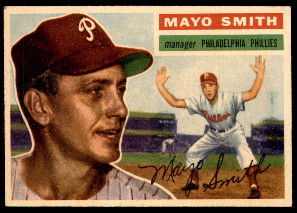 1956 Topps #60 Mayo Smith DP MG Excellent+  ID: 220464