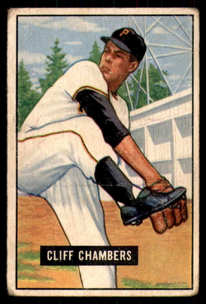 1951 Bowman #131 Cliff Chambers G-VG 