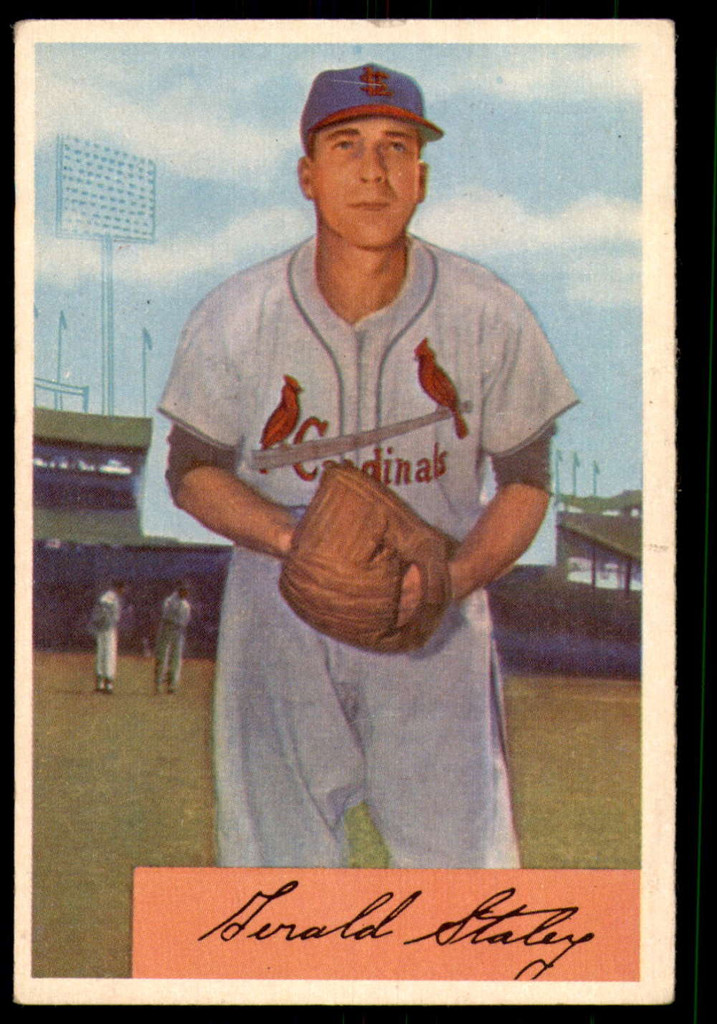 1954 Bowman #14 Jerry Staley Excellent  ID: 237639