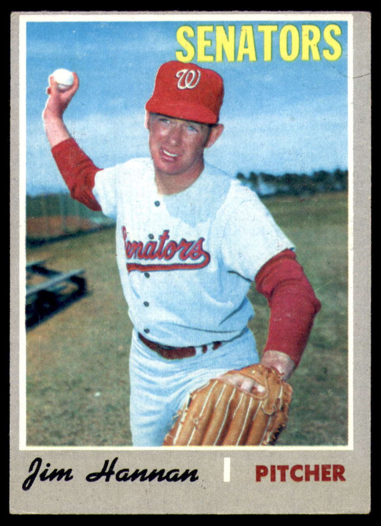 1970 Topps #697 Jim Hannan Excellent+  ID: 203117