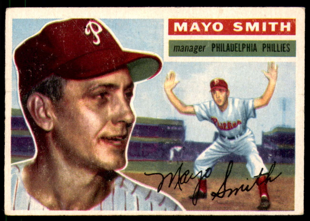 1956 Topps #60 Mayo Smith DP MG Excellent+  ID: 249730