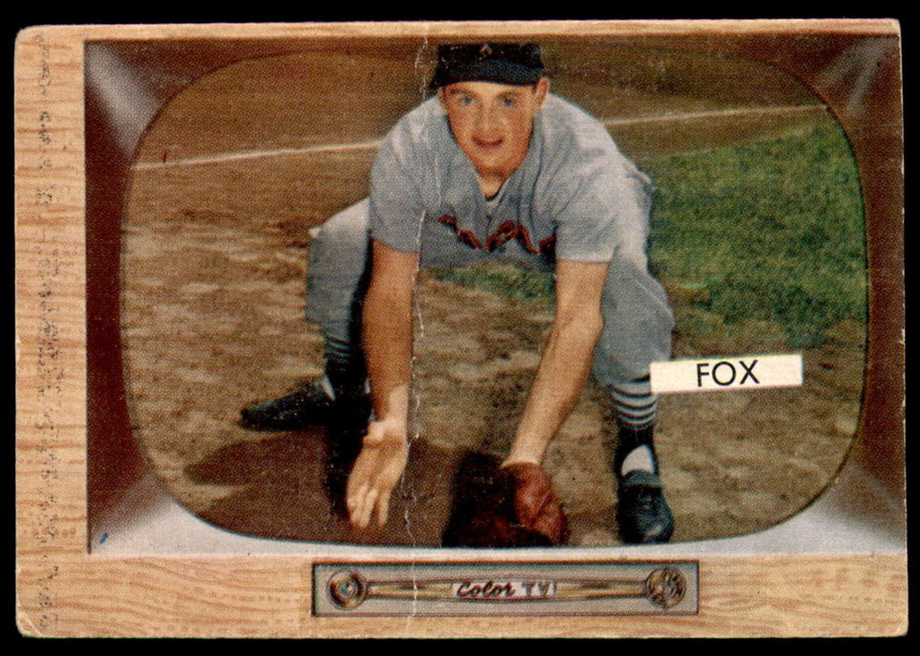 1955 Bowman #33 Nellie Fox Trimmed 