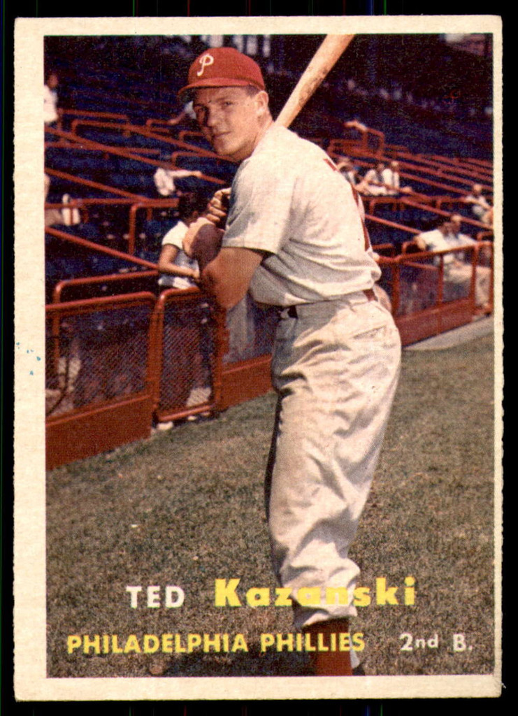 1957 Topps #27 Ted Kazanski Excellent+  ID: 224664