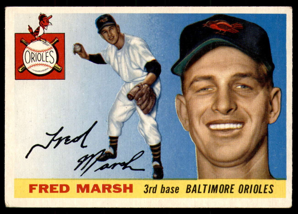 1955 Topps #13 Fred Marsh Excellent  ID: 219806