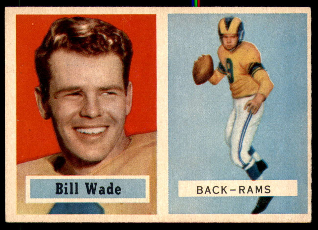 1957 Topps #34 Bill Wade Excellent+  ID: 244173