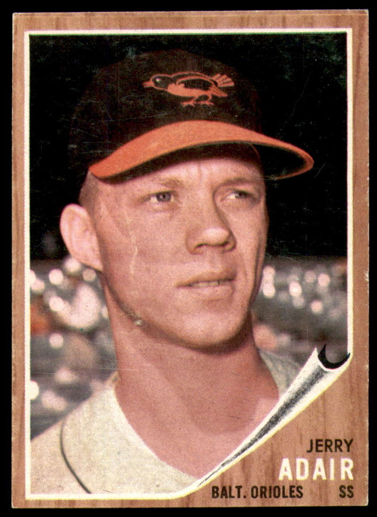 1962 Topps #449 Jerry Adair Excellent  ID: 250326