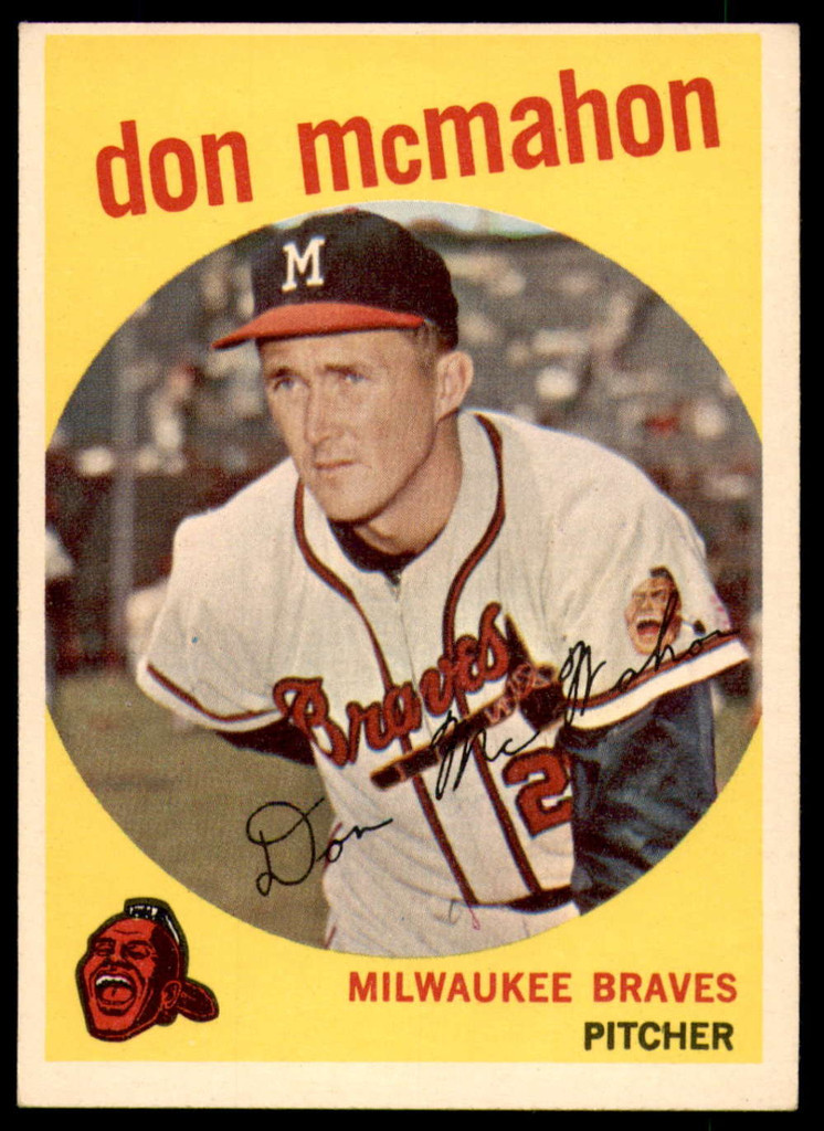 1959 Topps #3 Don McMahon Excellent+  ID: 229641