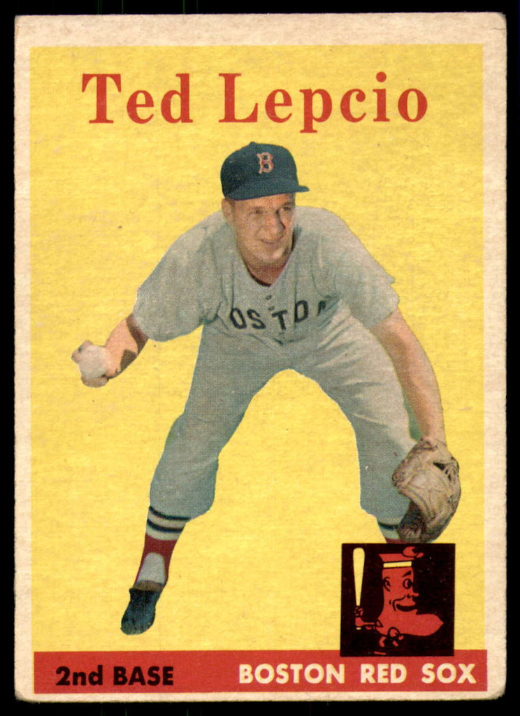 1958 Topps #29 Ted Lepcio UER VG-EX 