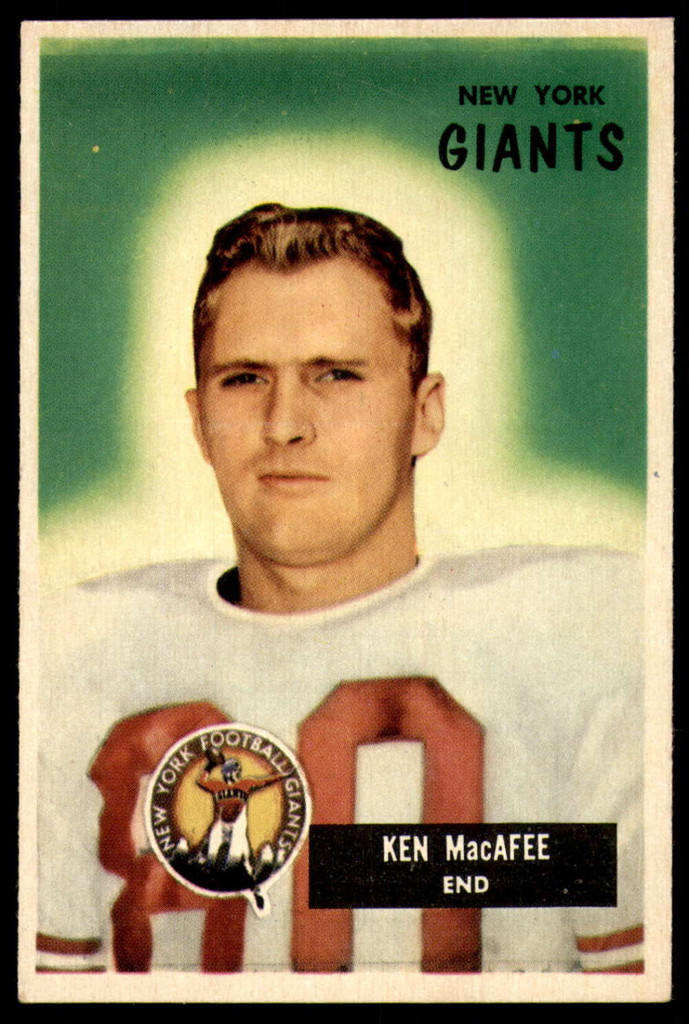 1955 Bowman #60 Ken MacAfee Excellent+ RC Rookie  ID: 222277