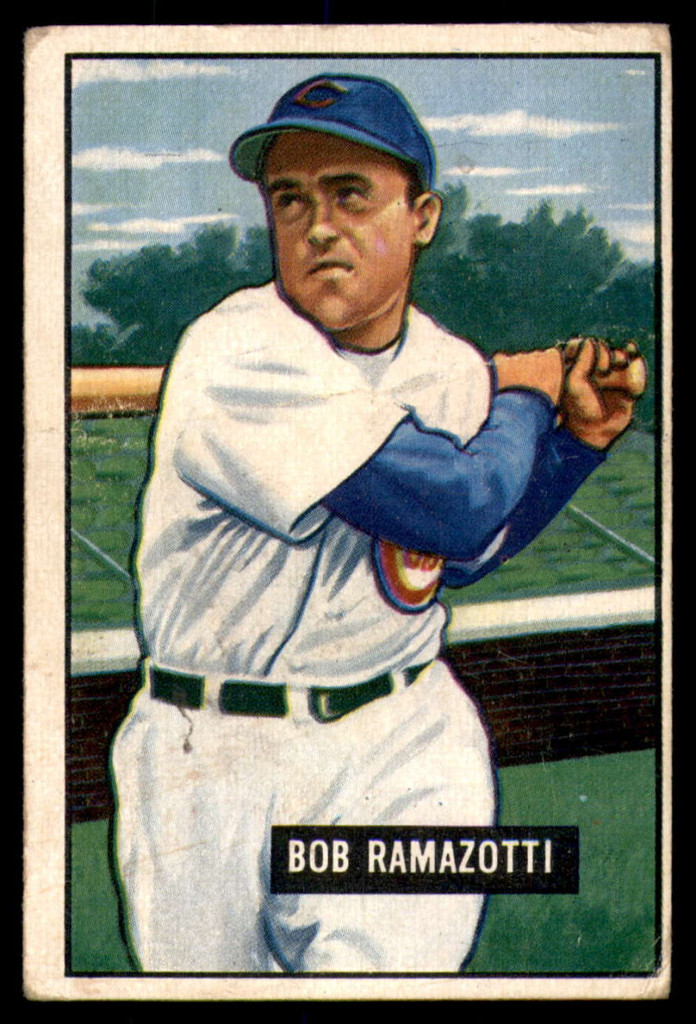 1951 Bowman #247 Bob Ramazzotti Good RC Rookie  ID: 227165