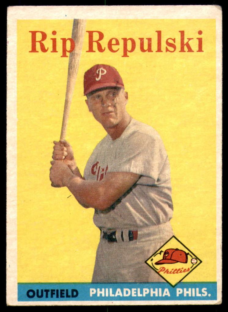 1958 Topps #14 Rip Repulski VG-EX 