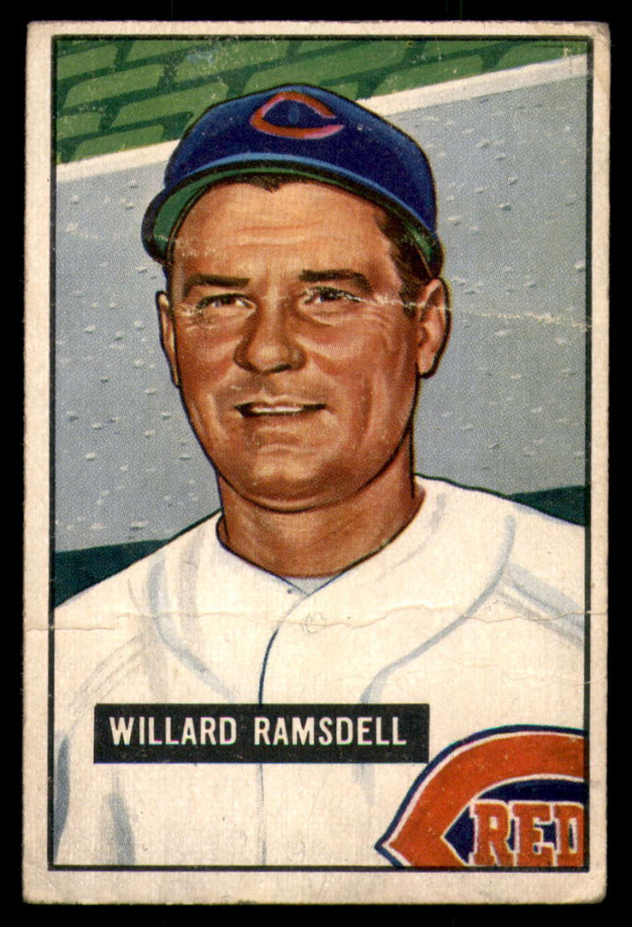 1951 Bowman #251 Willard Ramsdell Good RC Rookie  ID: 227186