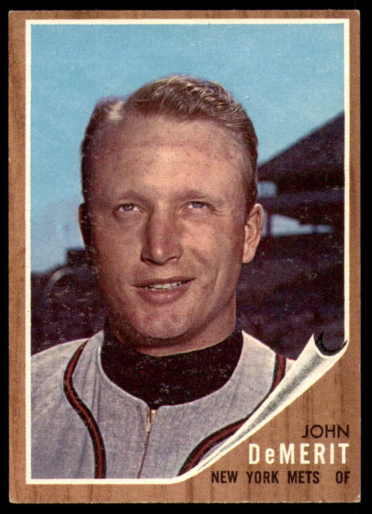 1962 Topps #4 John DeMerit Excellent+  ID: 234912