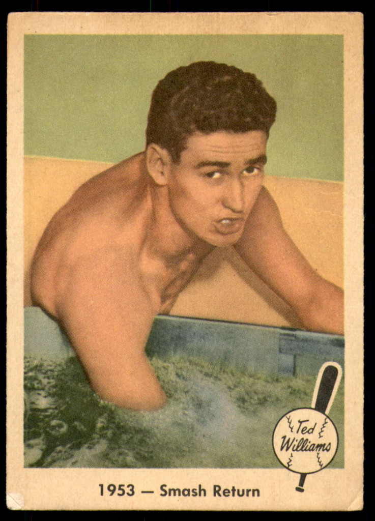1959 Fleer Ted Williams #49 1953 - Smash Return Very Good 