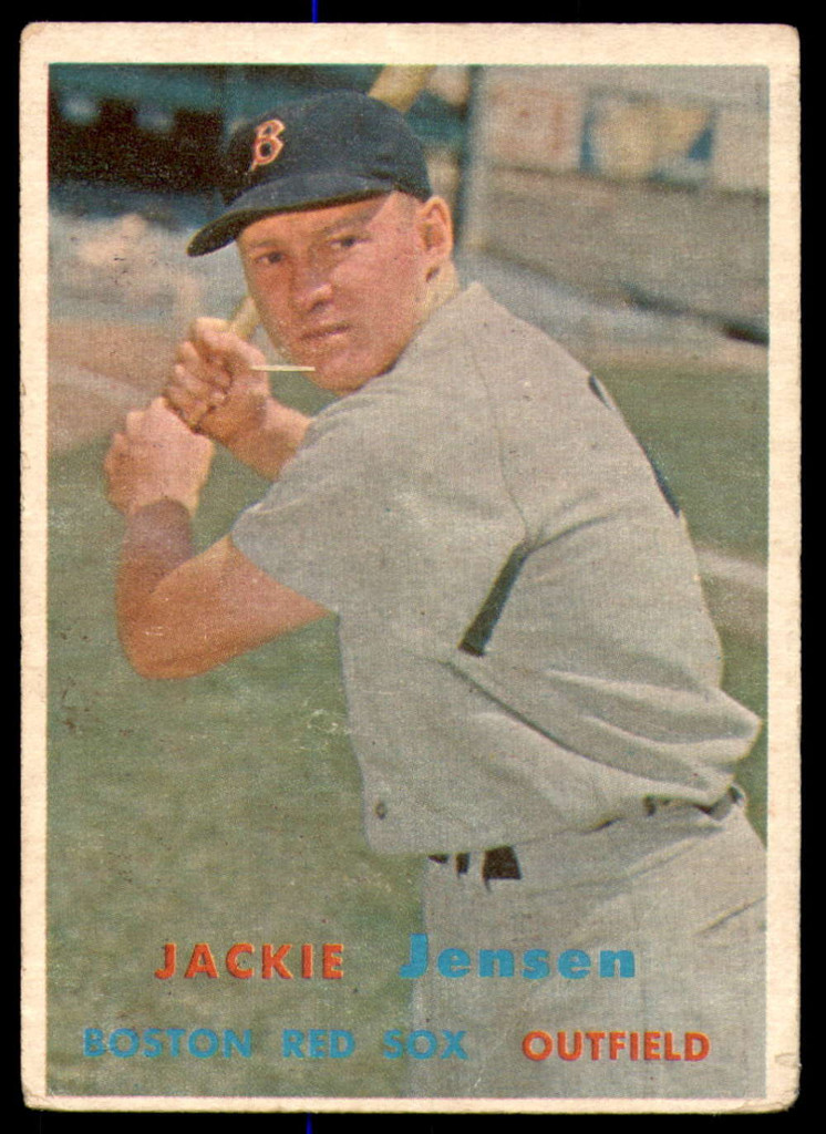1957 Topps #220 Jackie Jensen G-VG  ID: 238774