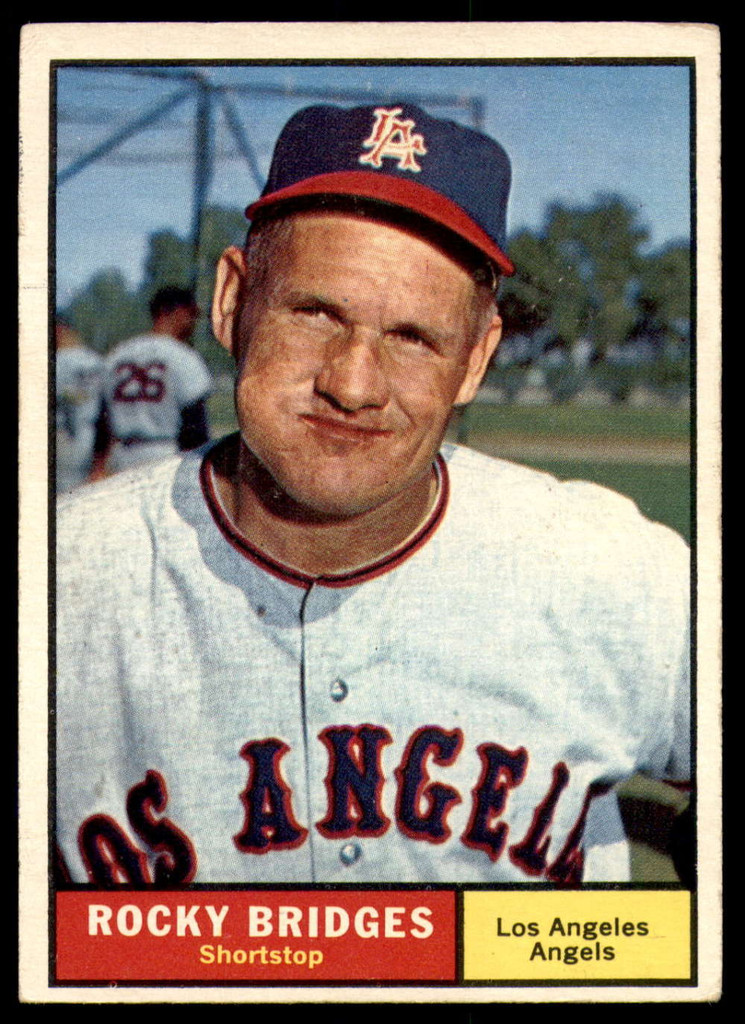 1961 Topps #508 Rocky Bridges Excellent+  ID: 206539