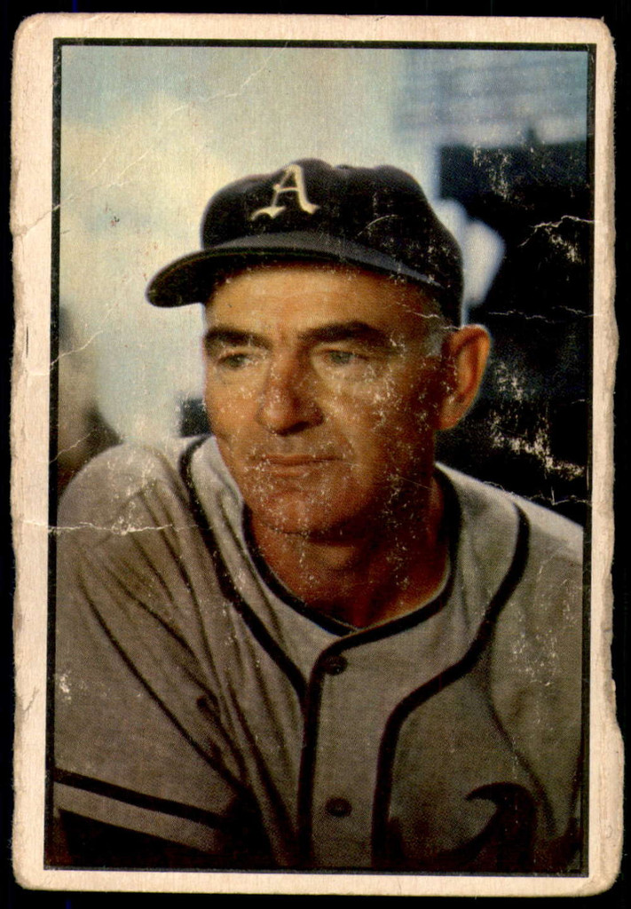 1953 Bowman Color #95 Wally Moses CO Poor  ID: 219355