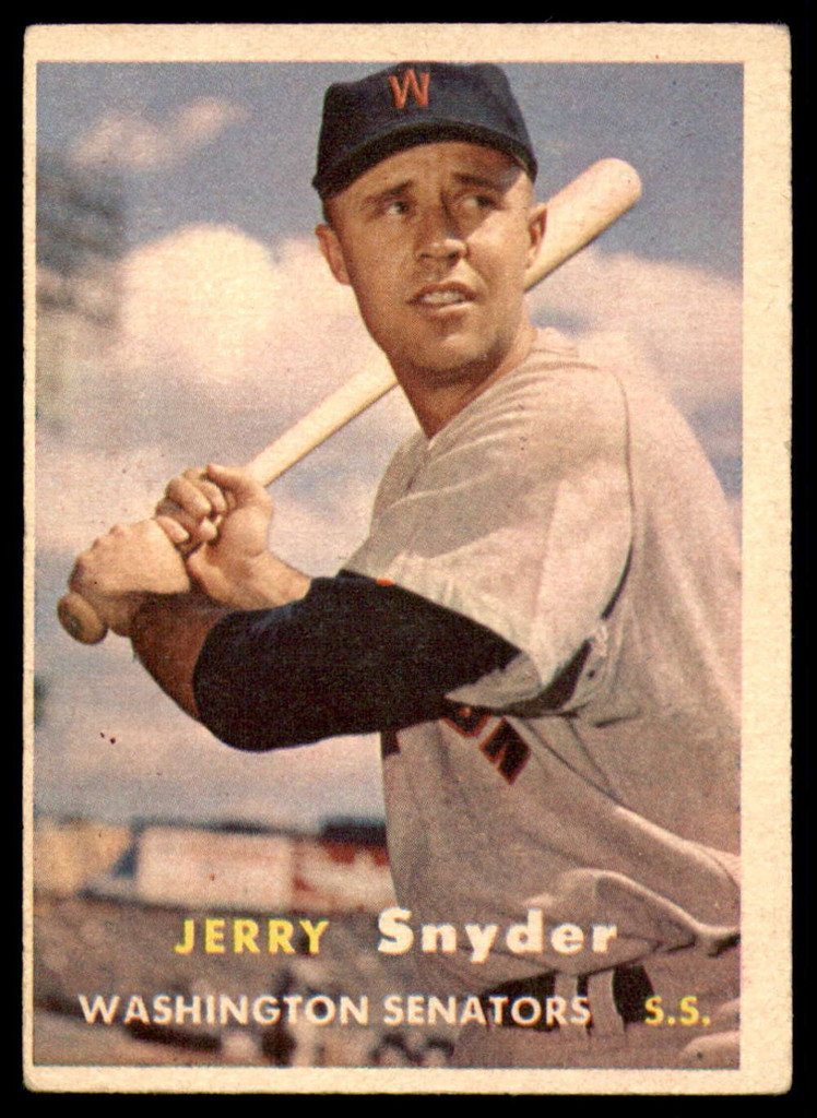 1957 Topps #22 Jerry Snyder UER Excellent  ID: 238590