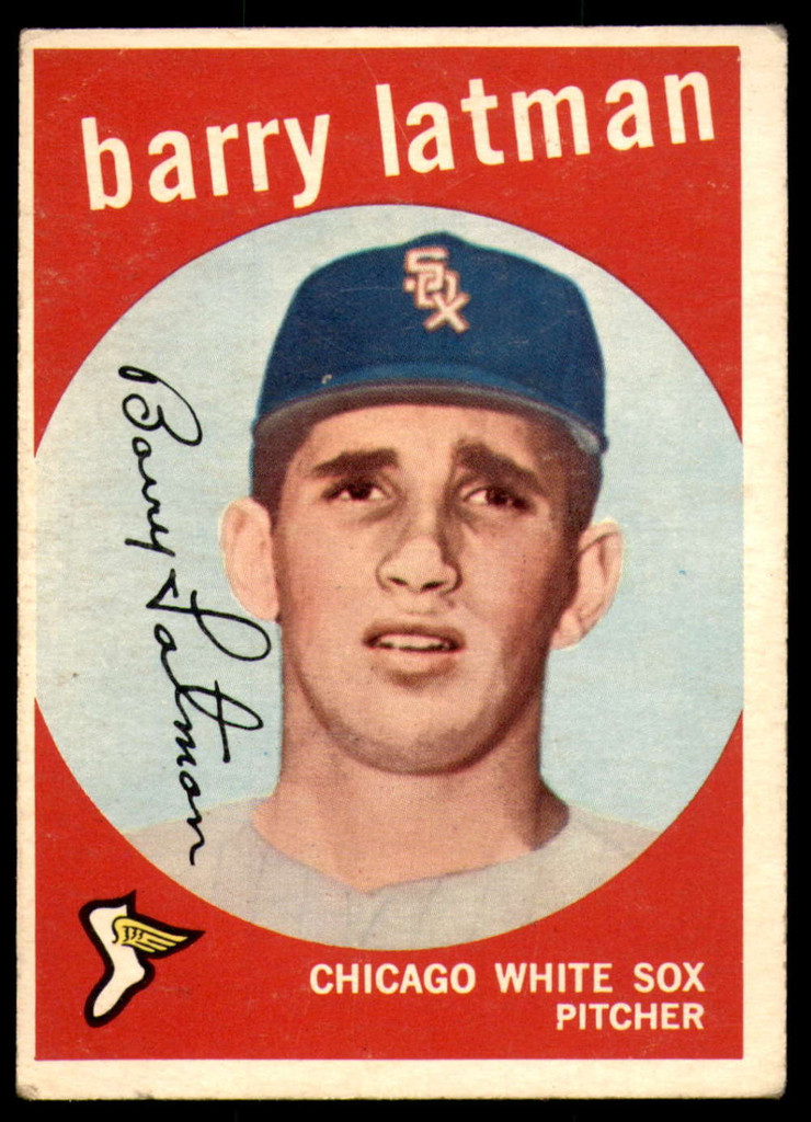 1959 Topps #477 Barry Latman Very Good RC Rookie  ID: 239631