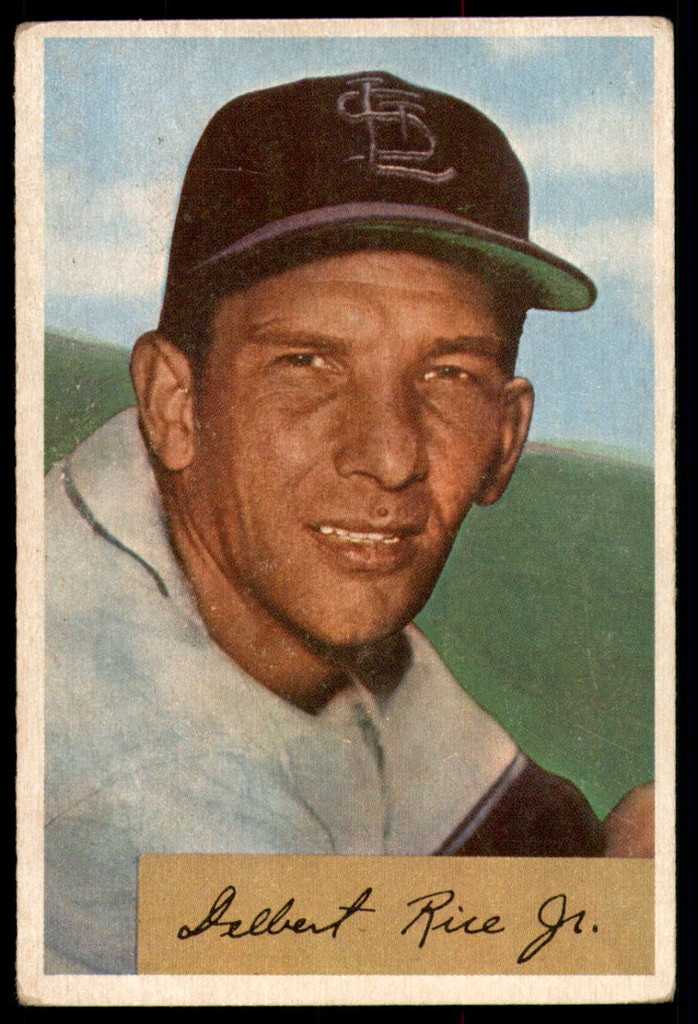 1954 Bowman #30 Del Rice Jr. Very Good  ID: 219662
