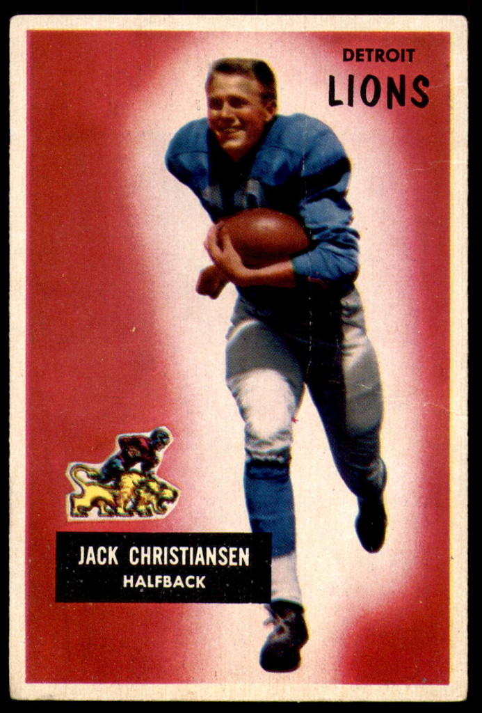 1955 Bowman #28 Jack Christiansen G-VG  ID: 236075
