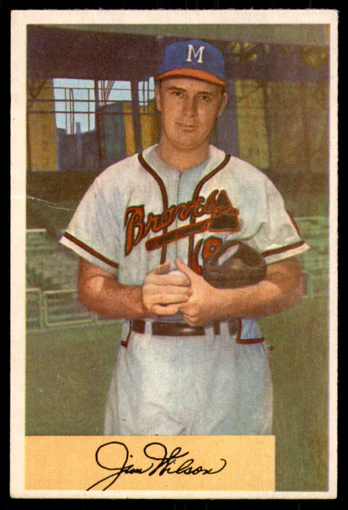 1954 Bowman #16 Jim Wilson Very Good  ID: 237640