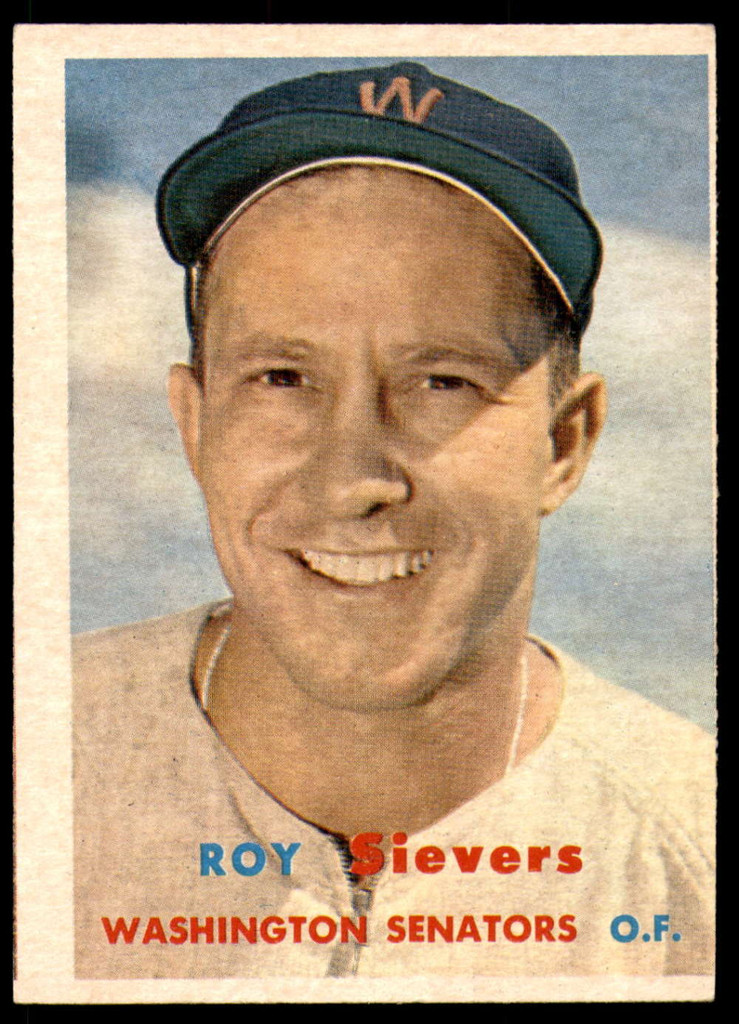 1957 Topps #89 Roy Sievers Very Good  ID: 240488