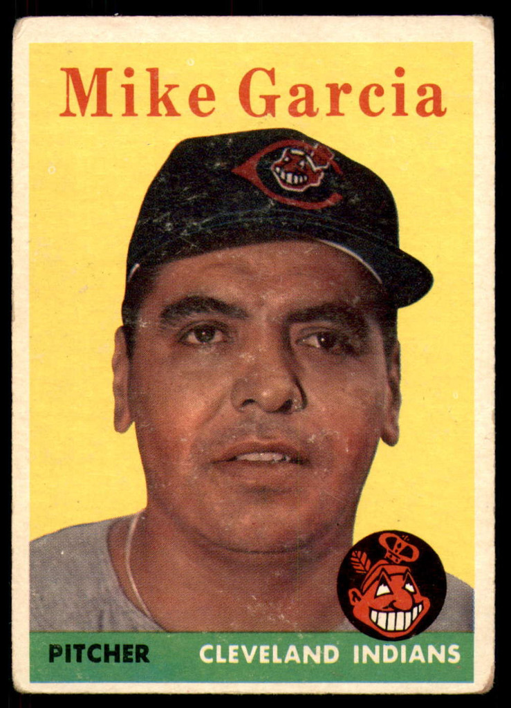 1958 Topps #196 Mike Garcia Very Good  ID: 229229