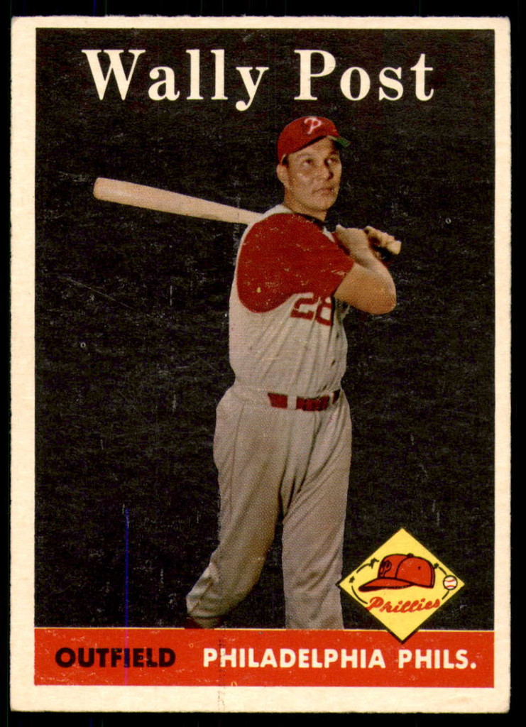 1958 Topps #387 Wally Post Excellent  ID: 229497