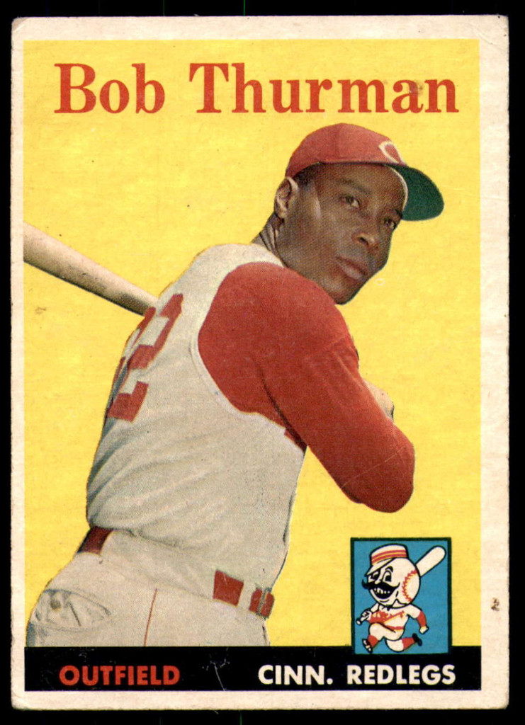 1958 Topps #34 Bob Thurman UER Very Good  ID: 238978